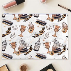 Hufflepuff Pattern Cosmetic Bag (XXL) from ArtsNow.com Front