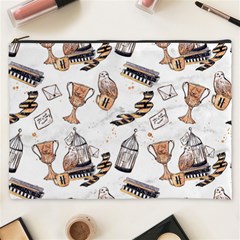 Hufflepuff Pattern Cosmetic Bag (XXXL) from ArtsNow.com Front