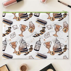 Hufflepuff Pattern Cosmetic Bag (XXXL) from ArtsNow.com Back