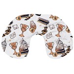 Hufflepuff Pattern Travel Neck Pillow