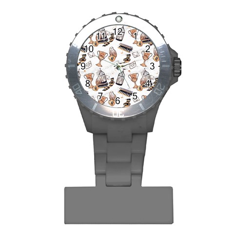 Hufflepuff Pattern Plastic Nurses Watch from ArtsNow.com Front