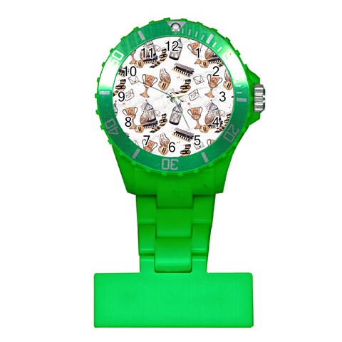 Hufflepuff Pattern Plastic Nurses Watch from ArtsNow.com Front
