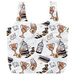 Hufflepuff Pattern Full Print Recycle Bag (XL)