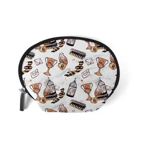 Hufflepuff Pattern Accessory Pouch (Small) from ArtsNow.com Back