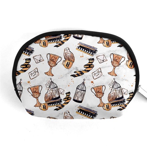 Hufflepuff Pattern Accessory Pouch (Medium) from ArtsNow.com Front