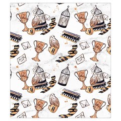 Hufflepuff Pattern Drawstring Pouch (Small) from ArtsNow.com Back