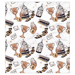 Hufflepuff Pattern Drawstring Pouch (Large) from ArtsNow.com Front