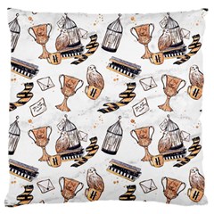 Hufflepuff Pattern Large Flano Cushion Case (Two Sides) from ArtsNow.com Back
