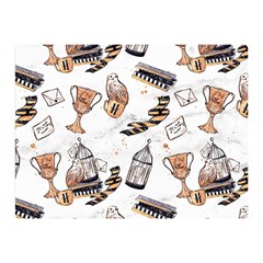 Hufflepuff Pattern Double Sided Flano Blanket (Mini)  from ArtsNow.com 35 x27  Blanket Front