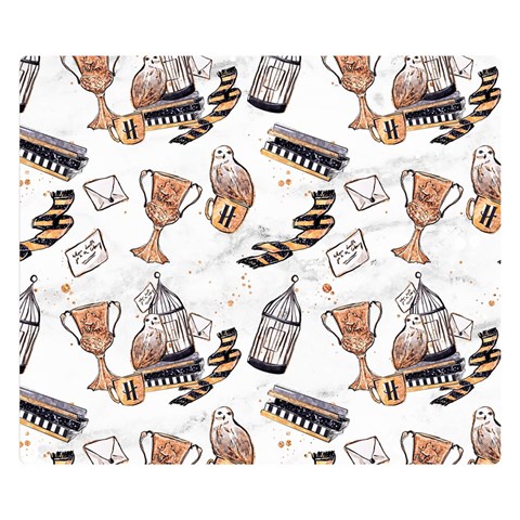 Hufflepuff Pattern Double Sided Flano Blanket (Small)  from ArtsNow.com 50 x40  Blanket Front