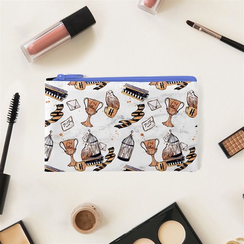 Hufflepuff Pattern Cosmetic Bag (XS) from ArtsNow.com Front