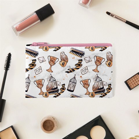 Hufflepuff Pattern Cosmetic Bag (XS) from ArtsNow.com Front