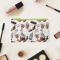 Hufflepuff Pattern Cosmetic Bag (XS) from ArtsNow.com Front