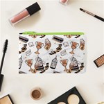 Hufflepuff Pattern Cosmetic Bag (XS)