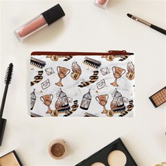 Hufflepuff Pattern Cosmetic Bag (XS) from ArtsNow.com Back