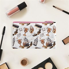 Hufflepuff Pattern Cosmetic Bag (XS) from ArtsNow.com Back
