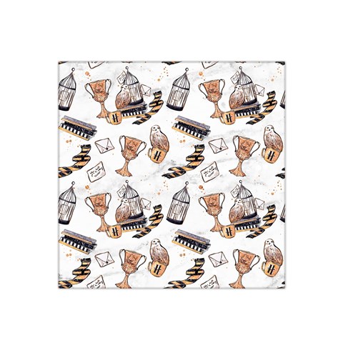 Hufflepuff Pattern Satin Bandana Scarf from ArtsNow.com Front