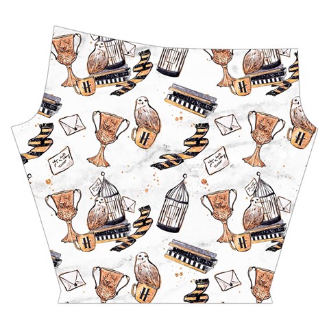 Hufflepuff Pattern Yoga Cropped Leggings from ArtsNow.com Right