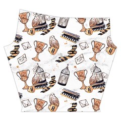Hufflepuff Pattern Yoga Cropped Leggings from ArtsNow.com Right