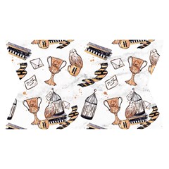 Hufflepuff Pattern Yoga Cropped Leggings from ArtsNow.com Waistband Front