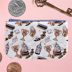Hufflepuff Pattern Large Coin Purse from ArtsNow.com Front