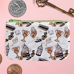 Hufflepuff Pattern Large Coin Purse from ArtsNow.com Front