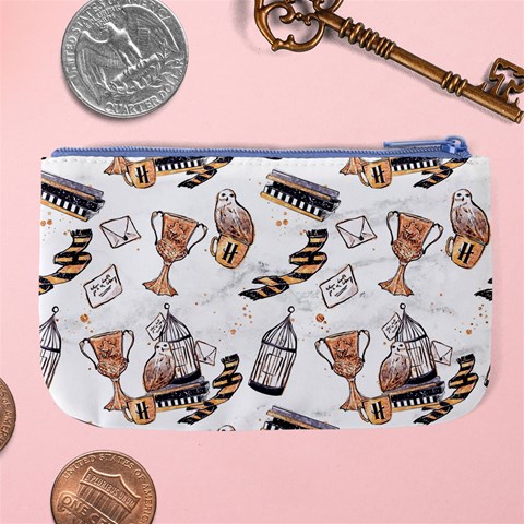 Hufflepuff Pattern Large Coin Purse from ArtsNow.com Back