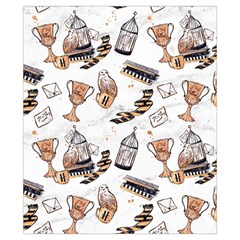 Hufflepuff Pattern Drawstring Pouch (XS) from ArtsNow.com Back
