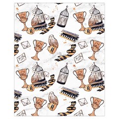 Hufflepuff Pattern Drawstring Pouch (XL) from ArtsNow.com Back