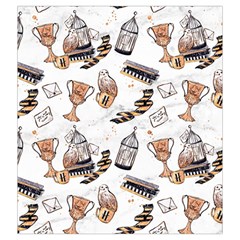 Hufflepuff Pattern Drawstring Pouch (XXL) from ArtsNow.com Back