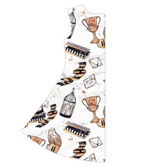 Hufflepuff Pattern Short Sleeve V Back Left