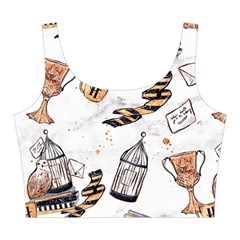 Hufflepuff Pattern Midi Sleeveless Dress from ArtsNow.com Top Front
