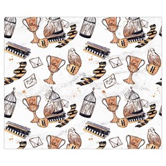 Hufflepuff Pattern Medium Tote Bag from ArtsNow.com Back