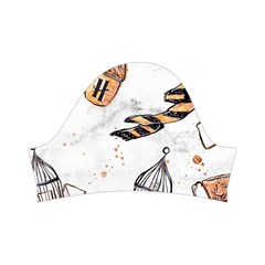 Hufflepuff Pattern Kids  Short Sleeve Velvet Dress from ArtsNow.com Right Sleeve