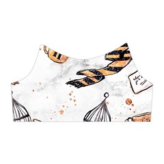 Hufflepuff Pattern Shoulder Cutout Velvet One Piece from ArtsNow.com Left Sleeve
