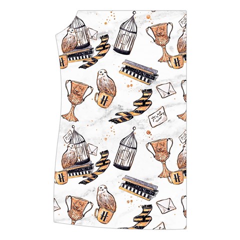 Hufflepuff Pattern Women s Button Up Vest from ArtsNow.com Front Right