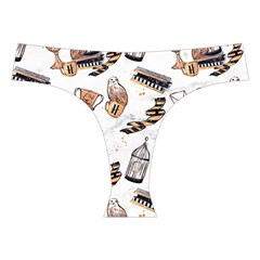 Hufflepuff Pattern Cross Back Hipster Bikini Set from ArtsNow.com Front Under