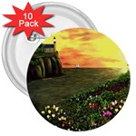 Eddie s Sunset 3  Button (10 pack)