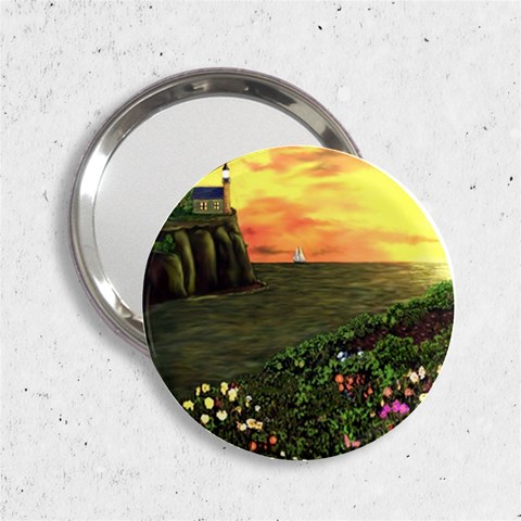 Eddie s Sunset 2.25  Handbag Mirror from ArtsNow.com Front