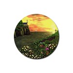 Eddie s Sunset Rubber Coaster (Round)