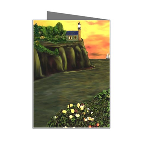 Eddie s Sunset Mini Greeting Card from ArtsNow.com Right