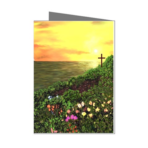 Eddie s Sunset Mini Greeting Cards (Pkg of 8) from ArtsNow.com Left