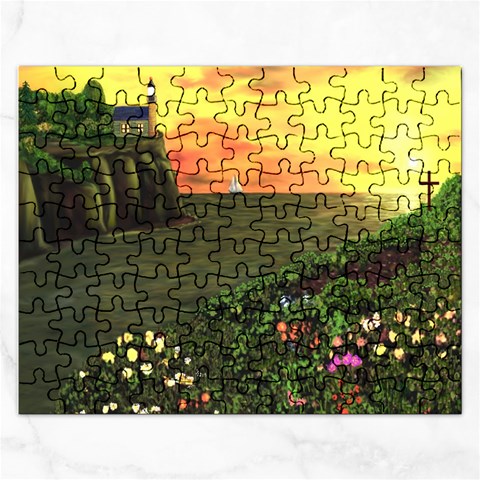 Eddie s Sunset Jigsaw Puzzle (Rectangular) from ArtsNow.com Front