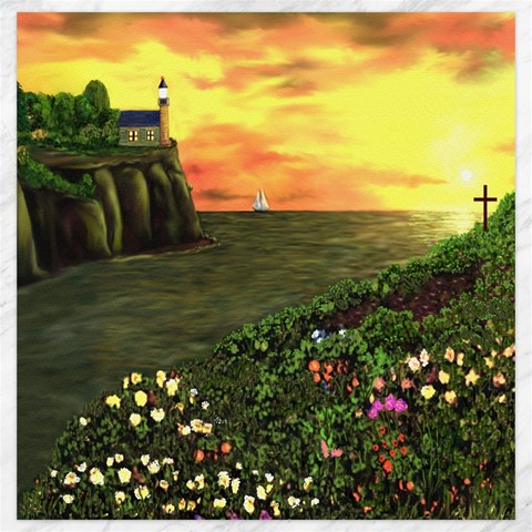 Eddie s Sunset Canvas 20  x 20  from ArtsNow.com 19 x19.27  Canvas - 1