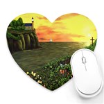 Eddie s Sunset Heart Mousepad