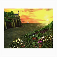 Eddie s Sunset Small Glasses Cloth (2 Sides) from ArtsNow.com Back