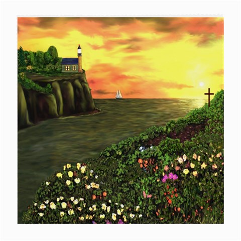 Eddie s Sunset Medium Glasses Cloth from ArtsNow.com Front