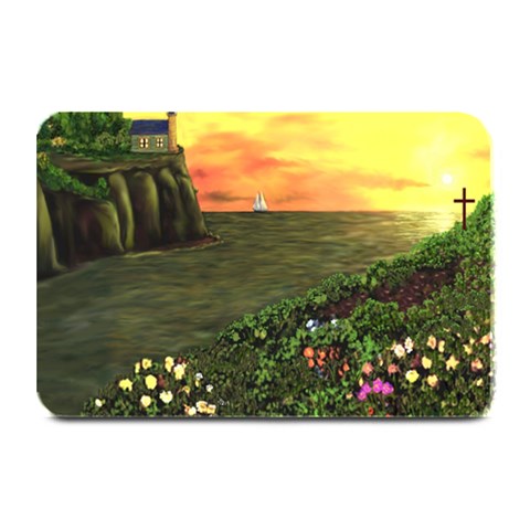 Eddie s Sunset Plate Mat from ArtsNow.com 18 x12  Plate Mat