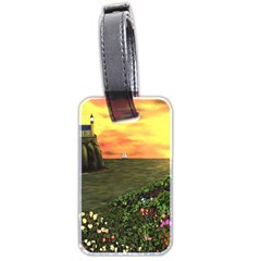 Eddie s Sunset Luggage Tag (two sides) from ArtsNow.com Back
