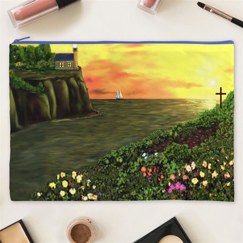 Eddie s Sunset Cosmetic Bag (XXXL) from ArtsNow.com Front
